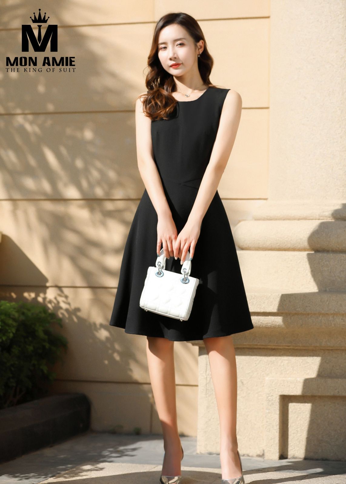 Black Basic A Line Sleeveless Dress 